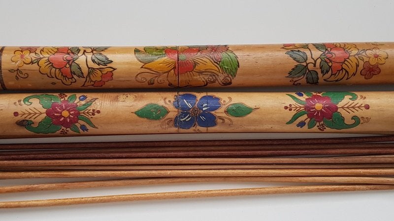 Breinaaldenkokers, hout uit de jaren '50/'60, Ophalen of Verzenden, Overige typen