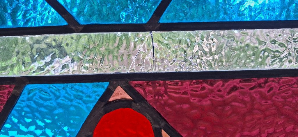 glas in lood raam, Ophalen