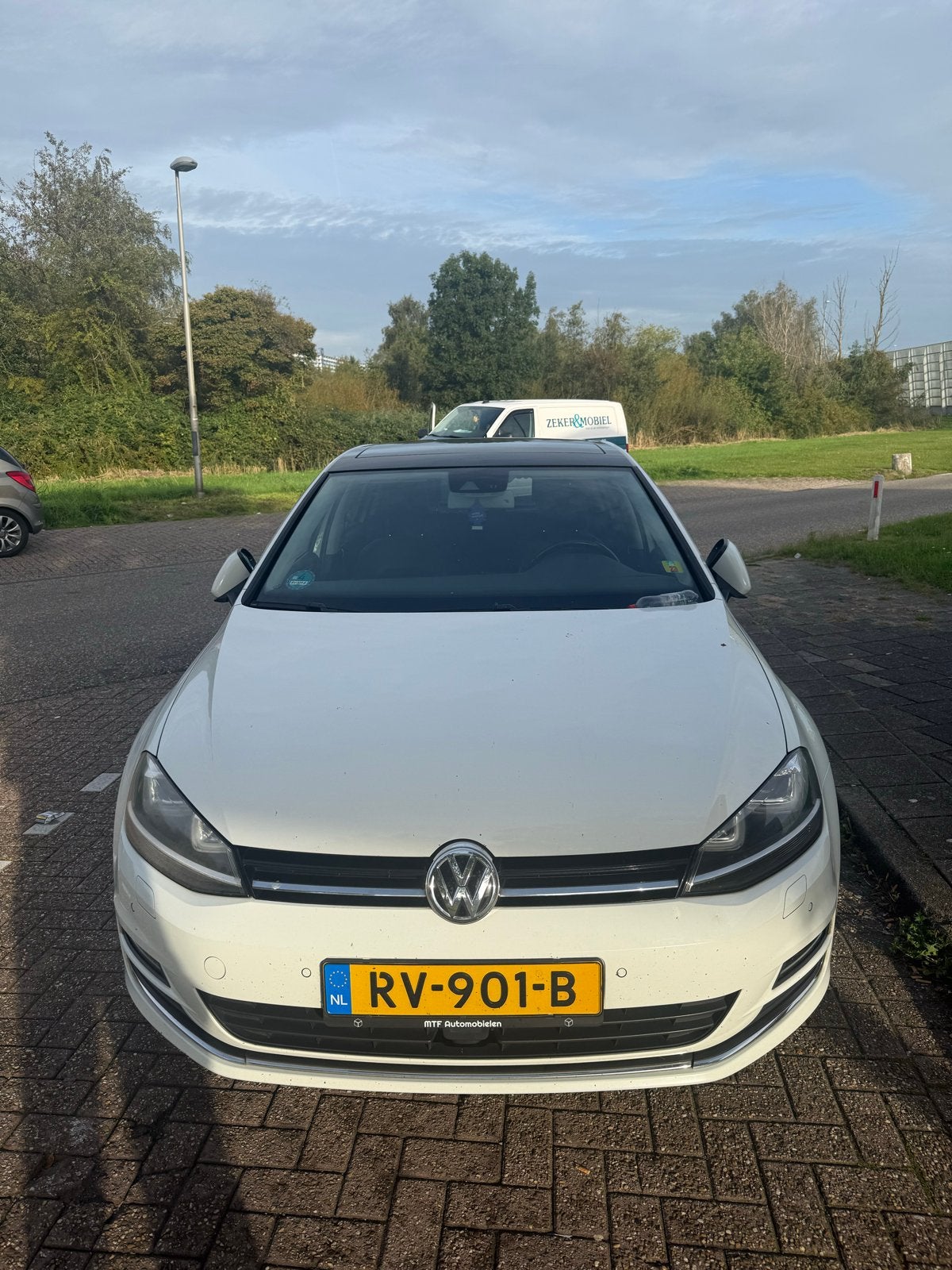 Volkswagen Golf 1.4 TSI 103KW DSG 2013 Wit, Zwart, 4 cilinders, Leder en Stof, Wit