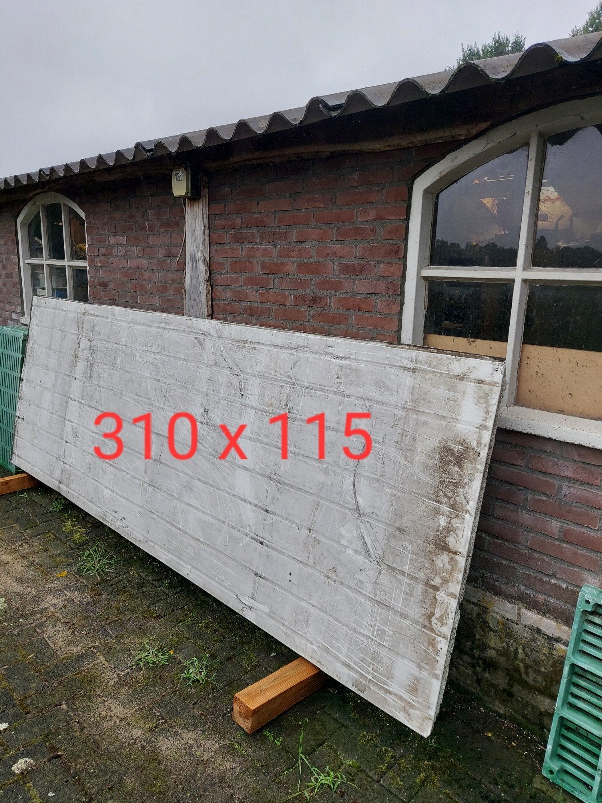 geisoleerd paneel / sandwichpanelen, Ophalen, Gebruikt, 12 cm of meer, Minder dan 5 m²