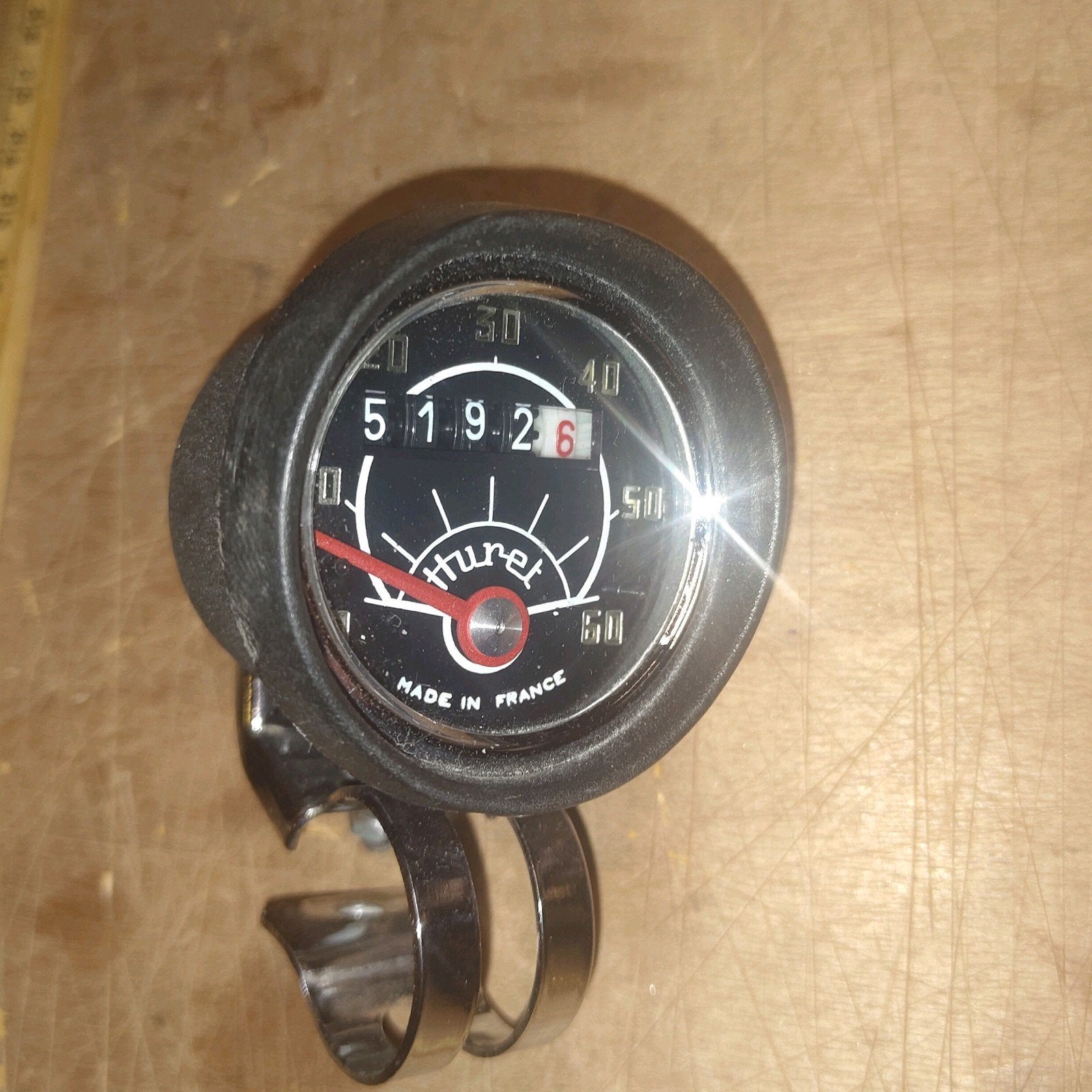 Kilometer teller Huret 60 km/h, Fietsen en Brommers, Ophalen of Verzenden, Gebruikt, Overige typen, Overige merken