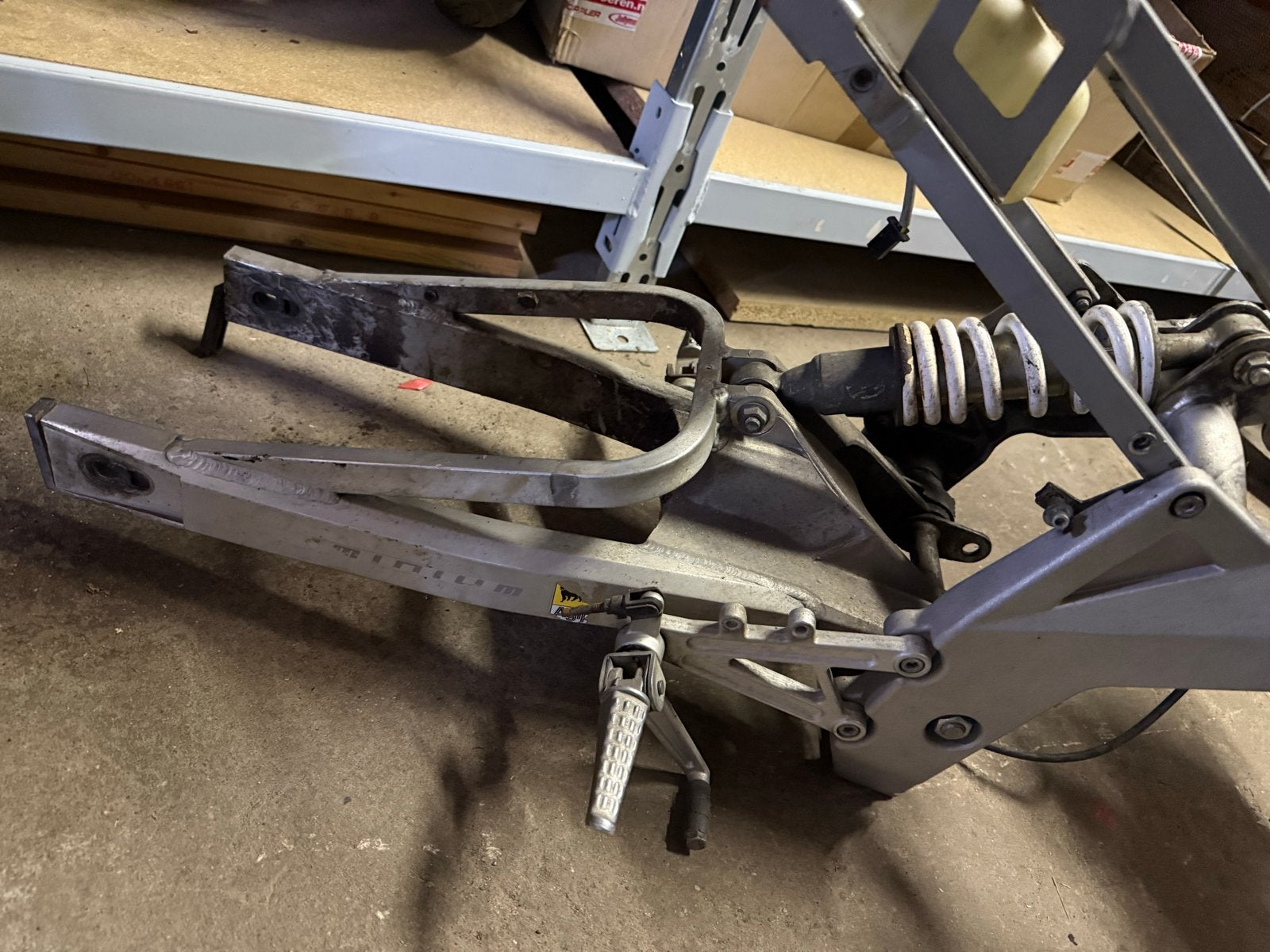 Derbi GPR Frame met kenteken - Projectbasis, Frame, Gebruikt, Derbi, Derbi