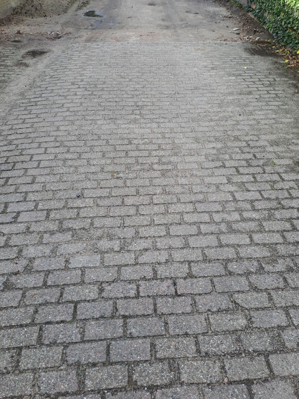 gratis grijze bkk stenen 20m2, Ophalen, Gebruikt, Beton, Klinkers