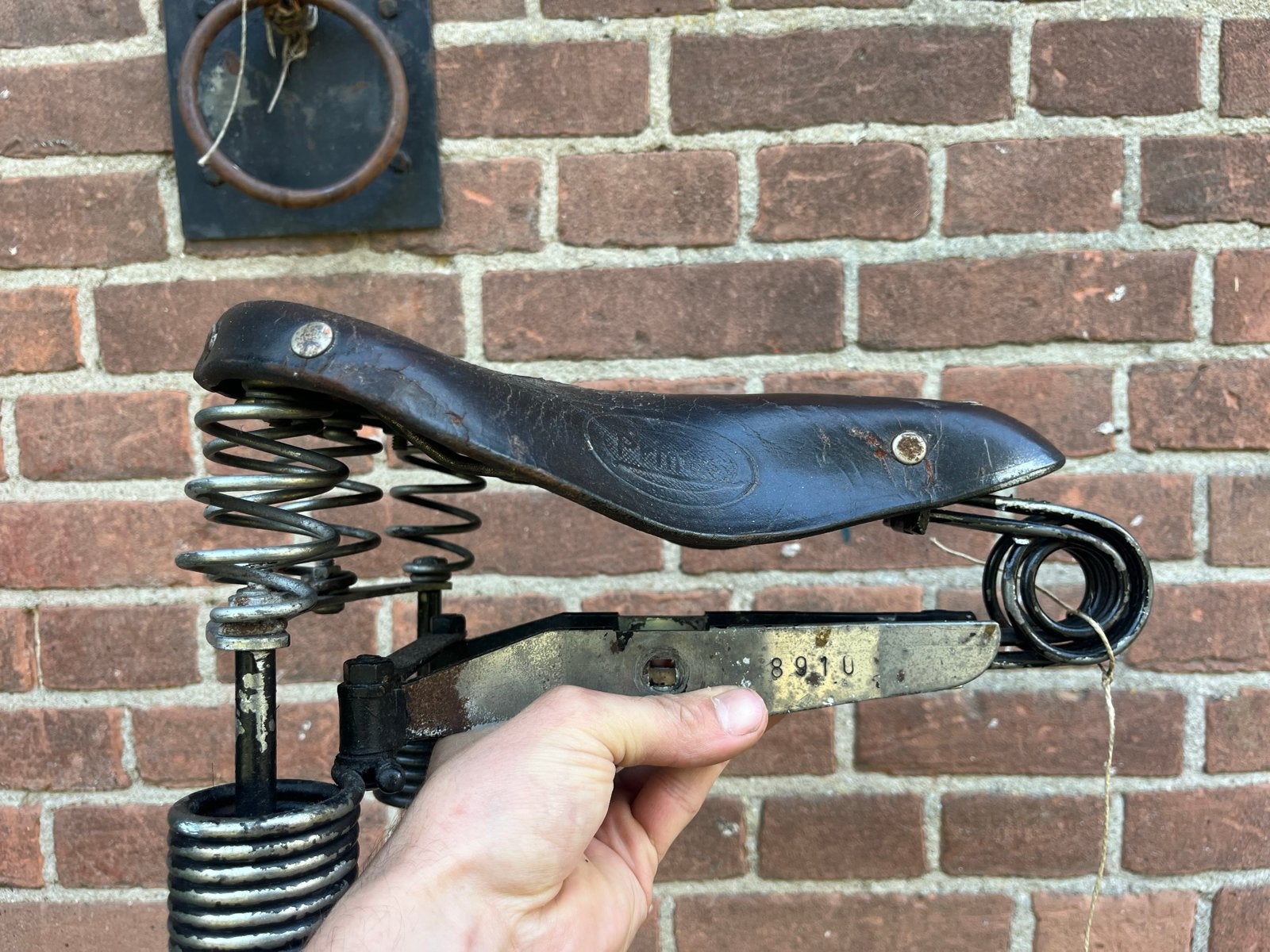 Vintage Lepper Primus Zaddel Made in Holland, Gebruikt, Leer, Ophalen of Verzenden, Zadel