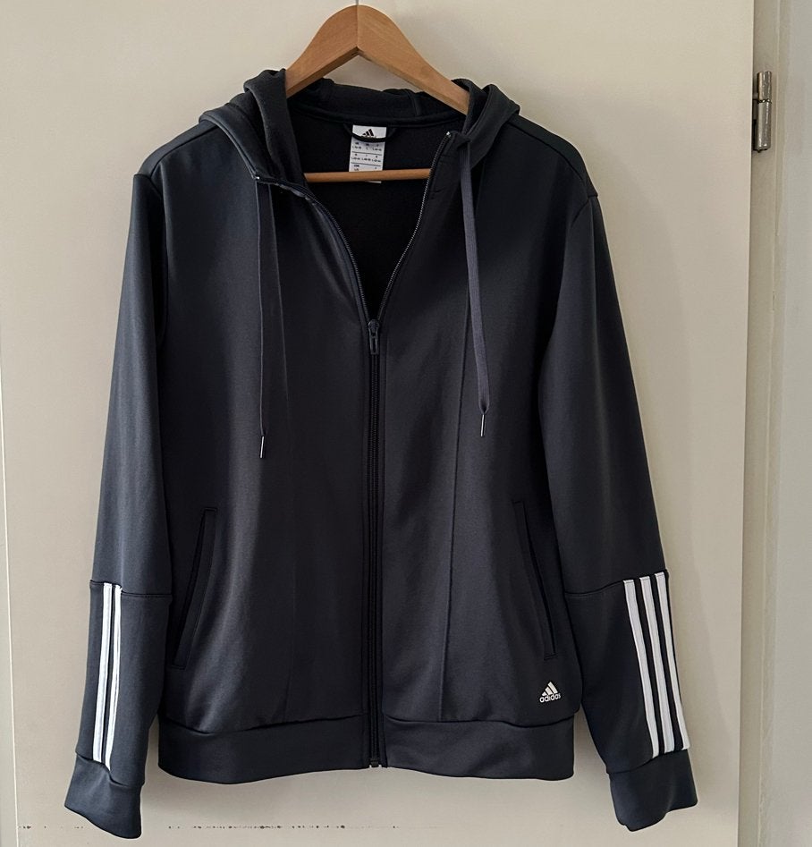 Adidas Climalite Vest met capuchon - Maat L, Kleding | Dames, Zwart, Maat 42/44 (L), Ophalen of Verzenden, Fitness of Aerobics