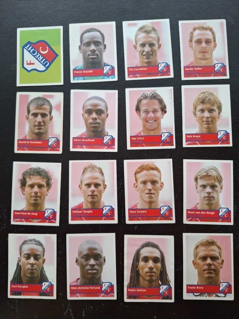 Complete set stickers FC Utrecht 2005/06, Ophalen of Verzenden, Zo goed als nieuw, F.C. Utrecht, Poster, Plaatje of Sticker