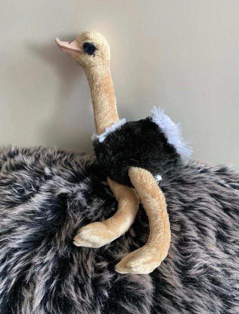 Struisvogel knuffel. 35 cm, Verzenden, Zo goed als nieuw