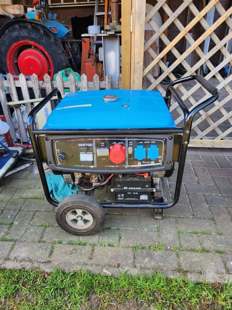 Aggregaat werkt benzine  elec start bijbelang bel, Ophalen of Verzenden
