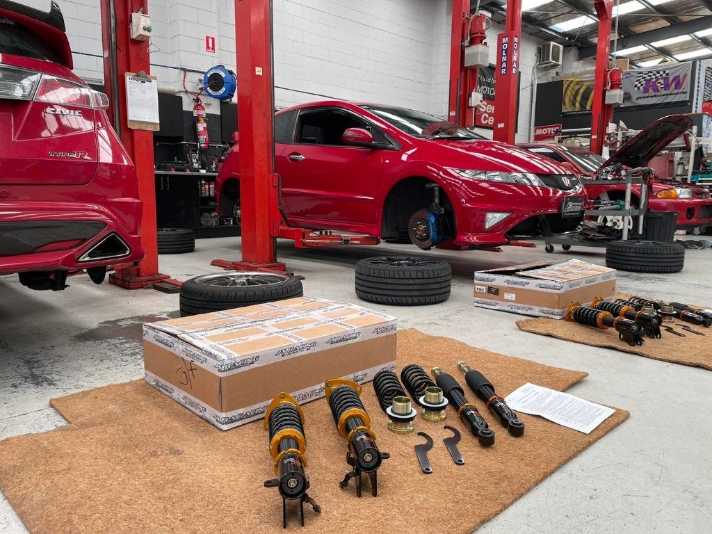 J'S Racing Black Series RS schroefset Honda Civic Type-R FN2, Ophalen of Verzenden