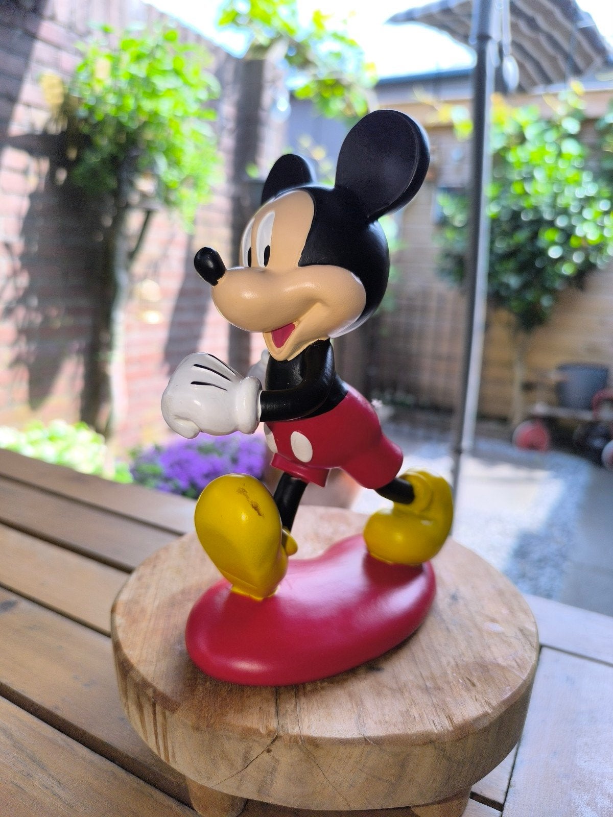 Origineel Disney Mickey Mouse Beeld – 20 cm hoog, Disney, Beeldje of Figuurtje, Onbekend, Ophalen of Verzenden