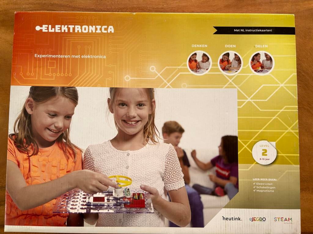 Heutink Elektronica oefen/leerpakket compleet 7-8 jaar, Ophalen of Verzenden, Gebruikt, Elektronica