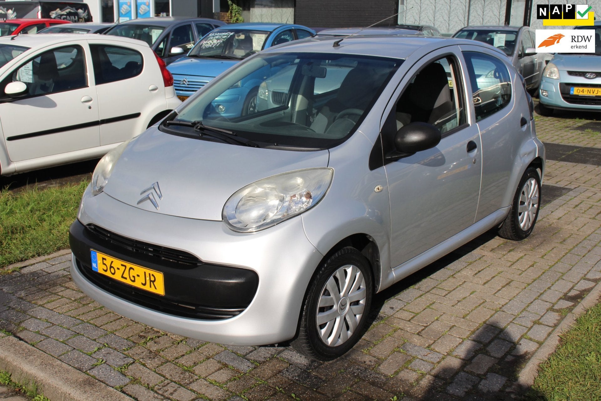 Citroen C1 1.0-12V Séduction 5-Deurs Stuurbekrachtiging Zui, Voorwielaandrijving, Stof, Gebruikt, Zwart
