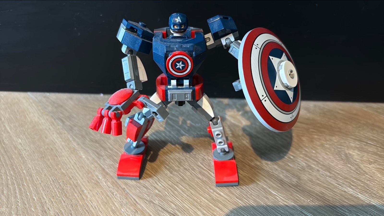 LEGO Marvel Avengers Captain America Mech (76168), Ophalen of Verzenden, Zo goed als nieuw, Overige merken