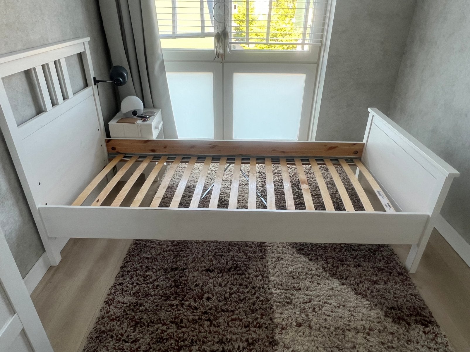 Goed bed van de IKEA!, Ophalen, 85 tot 100 cm, Gebruikt, Lattenbodem
