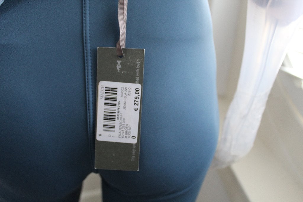 FRAUENSCHUH sport legging powerstretch is nieuw 279,-  XS/S, Blauw, Nieuw, Ophalen of Verzenden, Fitness of Aerobics