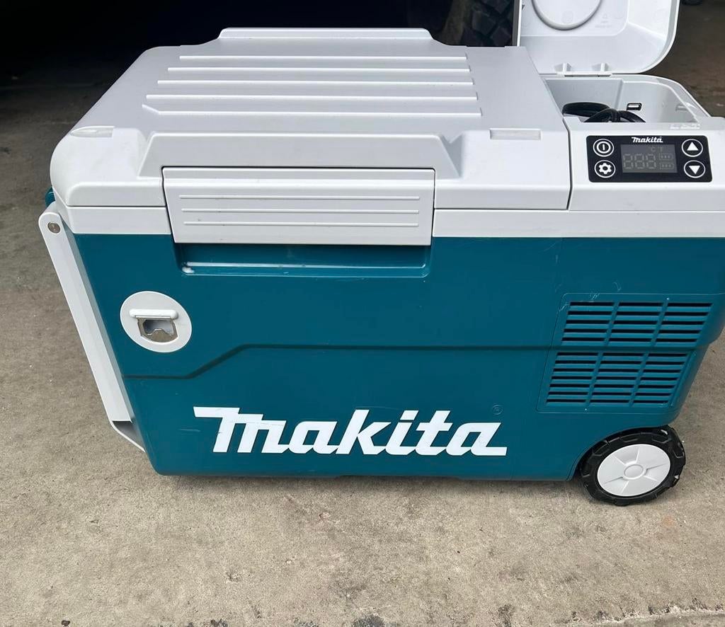 Makita DCW180 20L Koelbox & Warmhoudbox Accu/Netstroom, Ophalen, Zo goed als nieuw, Koelbox, Elektrisch