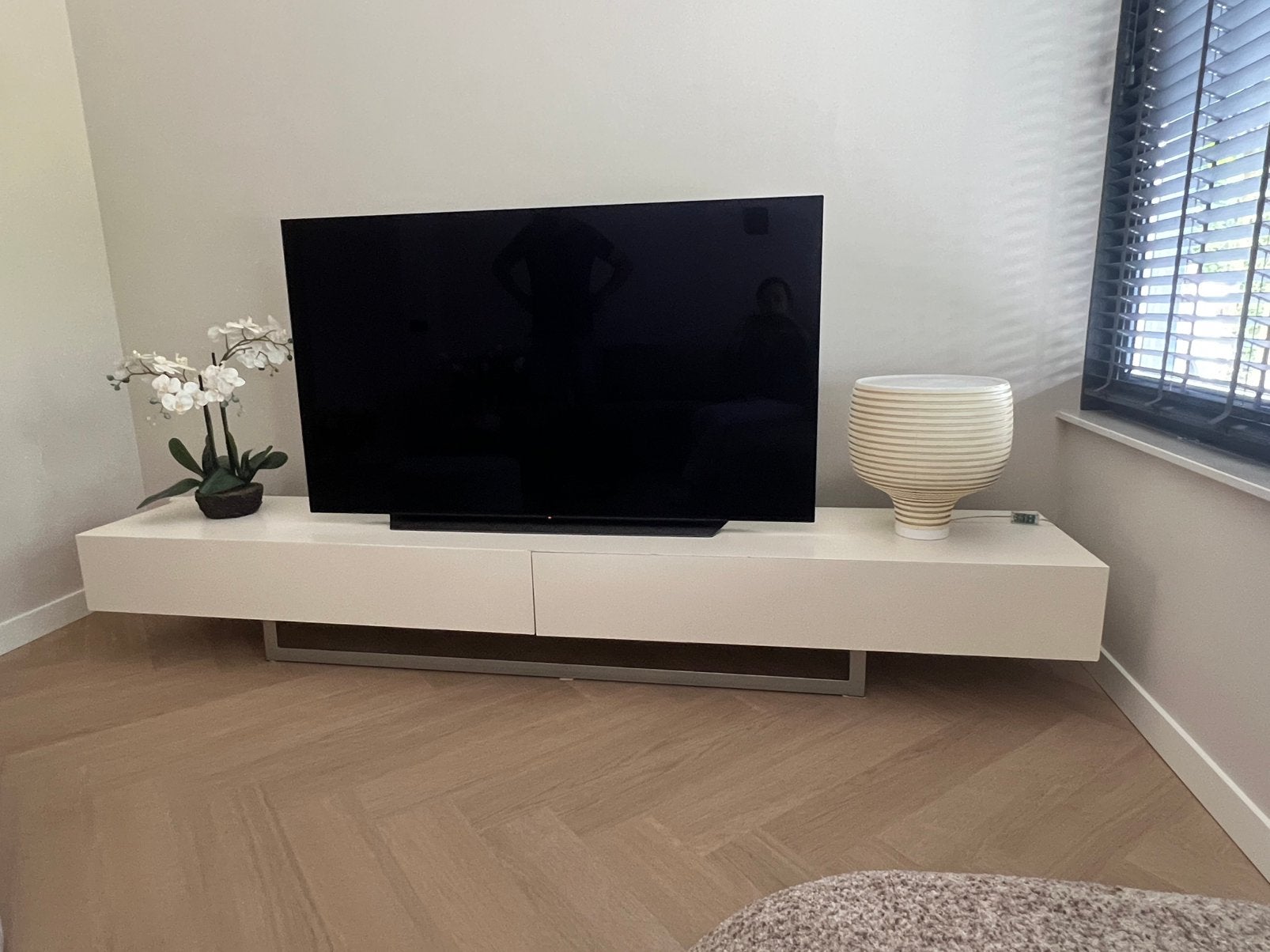 Tv dressoir meubel, Ophalen, 150 tot 200 cm, Zo goed als nieuw, Minder dan 100 cm