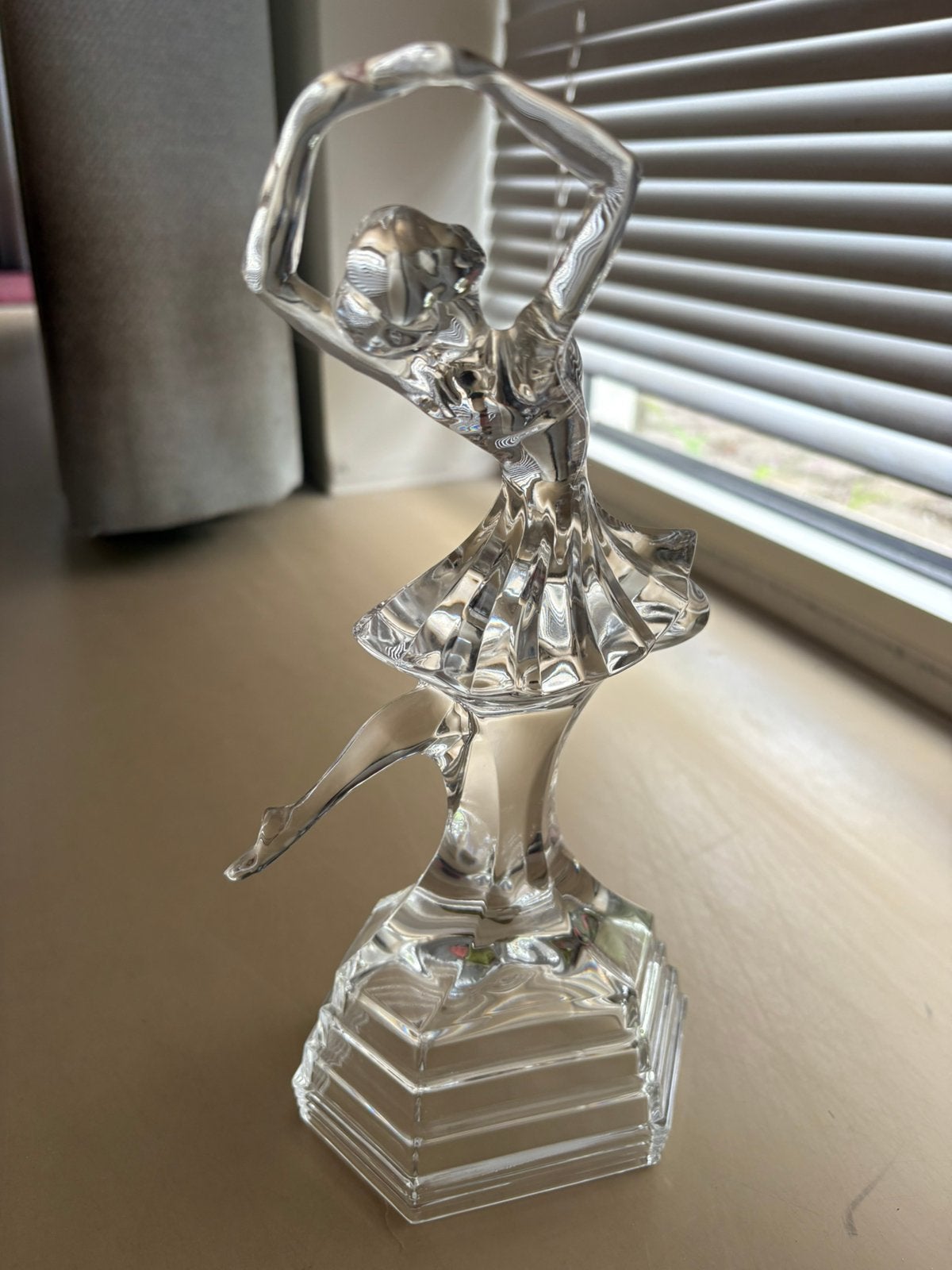 Kristallen danseres RCR 28 cm, Ophalen, Zo goed als nieuw, Glas