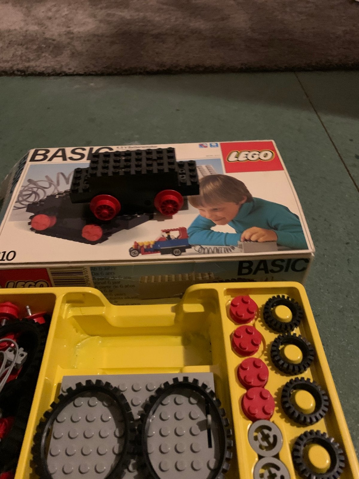 Lego trein motor 4,5volt  set 810 compleet met instructie, Kinderen en Baby's, Speelgoed | Duplo en Lego, Ophalen of Verzenden