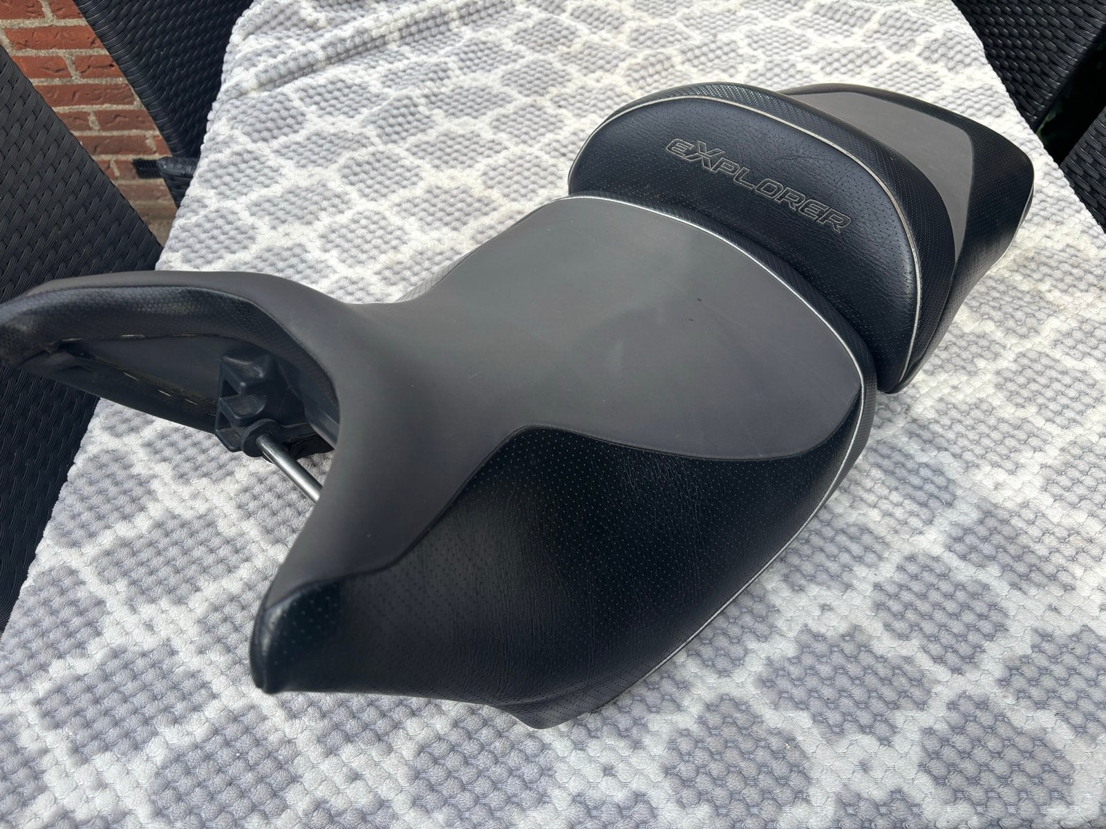 Triumph Tiger 1200 Explorer “Bagster” Gelzadels, Ophalen, Gebruikt