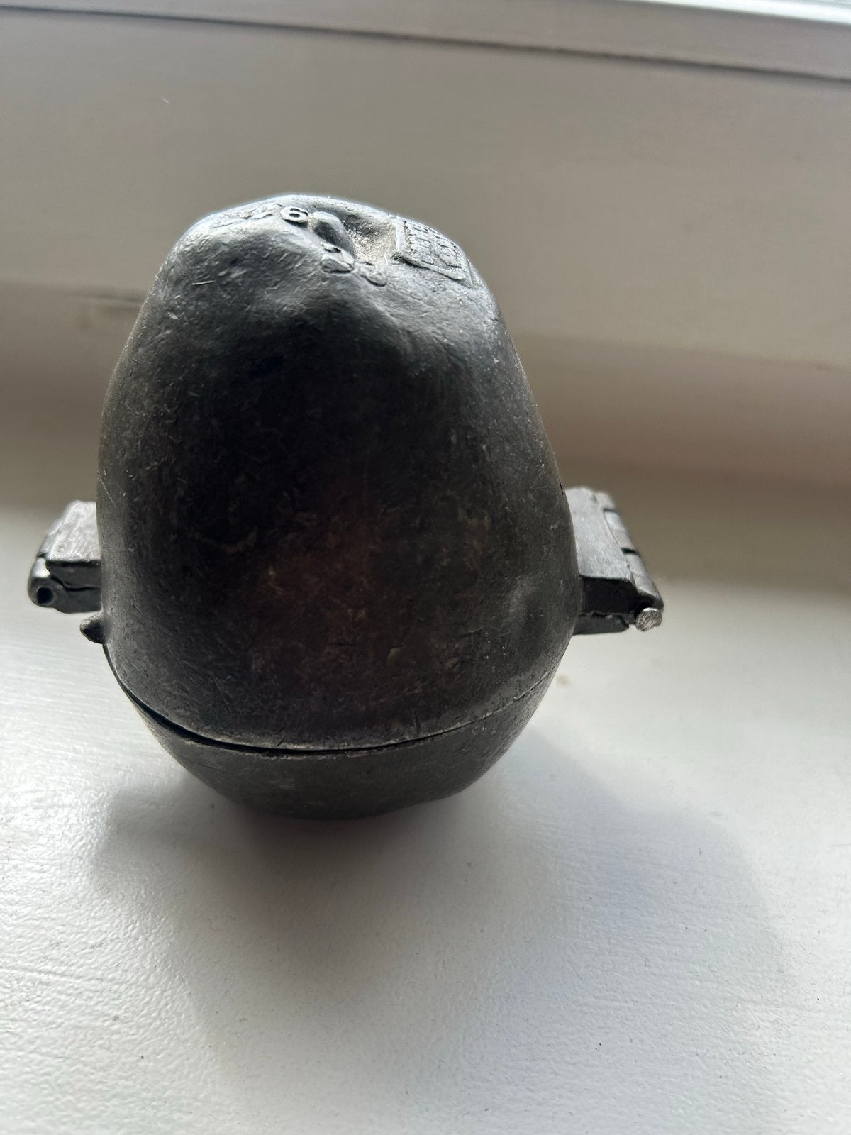 Antiek tinnen bakje in de vorm van een peer, Antiek en Kunst, Ophalen of Verzenden