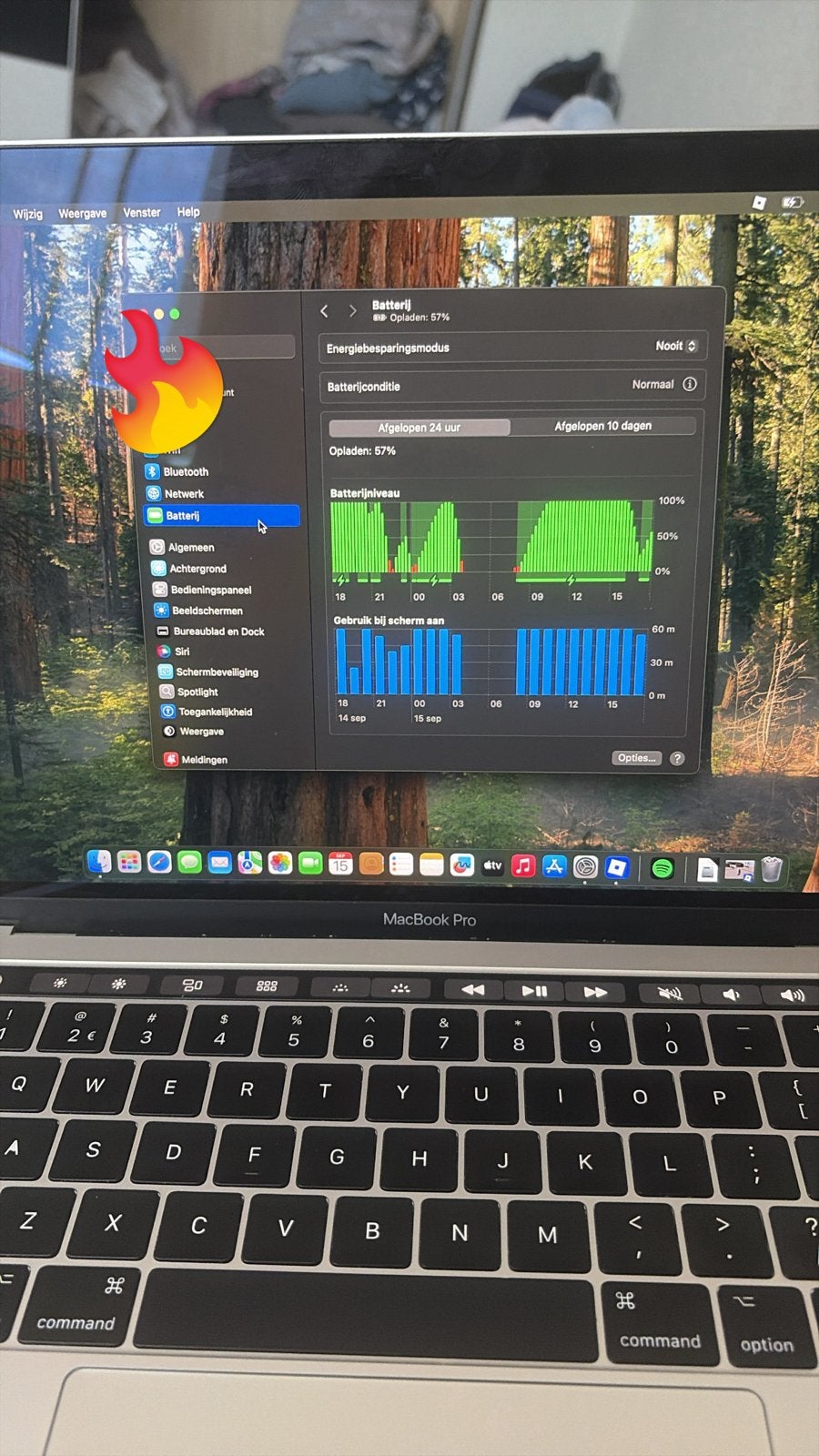 MacBook Pro 2017 13" Retina Touch Bar 512GB (geen lader), MacBook Pro, Gebruikt, 13 inch, 512 GB