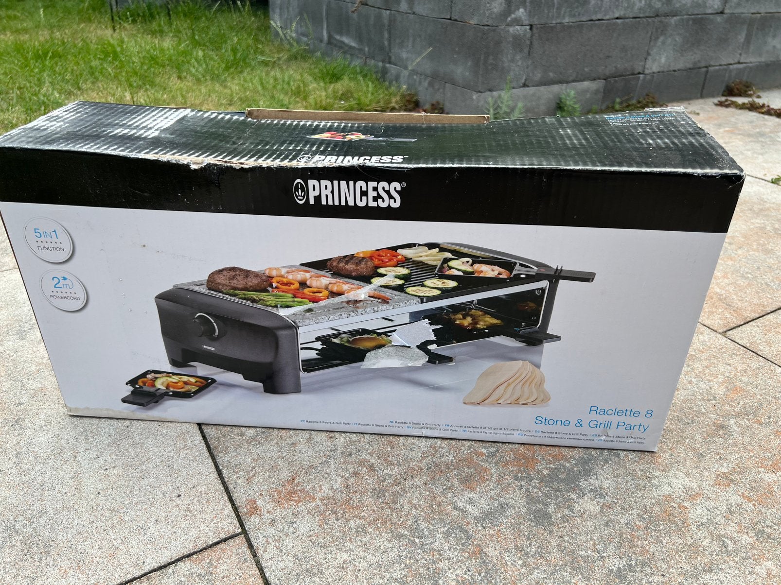 Te koop. Nieuwe Princess gourmetset incl. Steengrill, Ophalen, Nieuw, 8 personen of meer