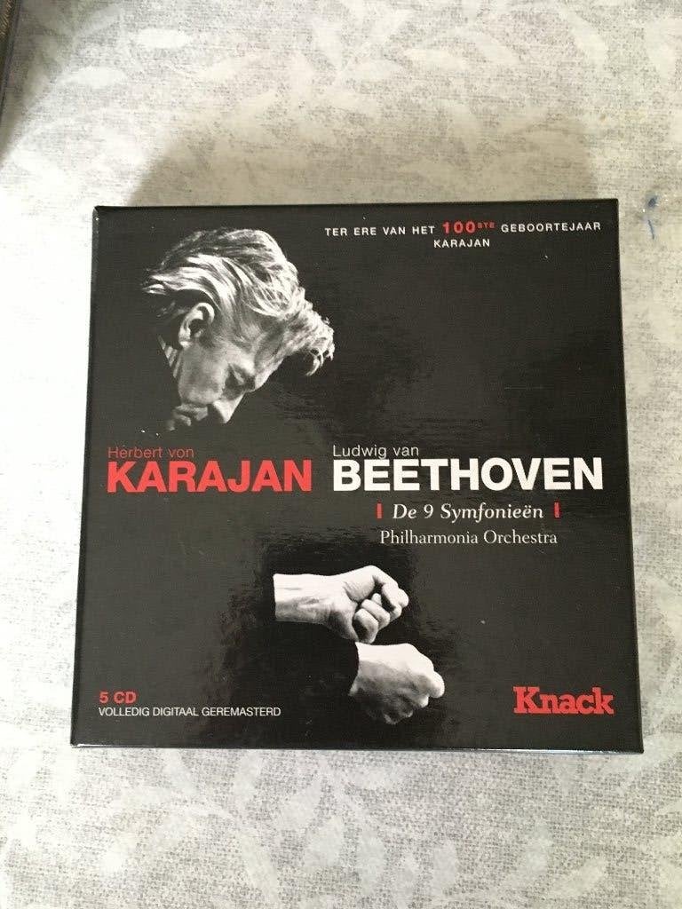 Karajan  Beethoven, Cd's en Dvd's, Cd's | Klassiek, Boxset, Ophalen of Verzenden, Zo goed als nieuw, Classicisme