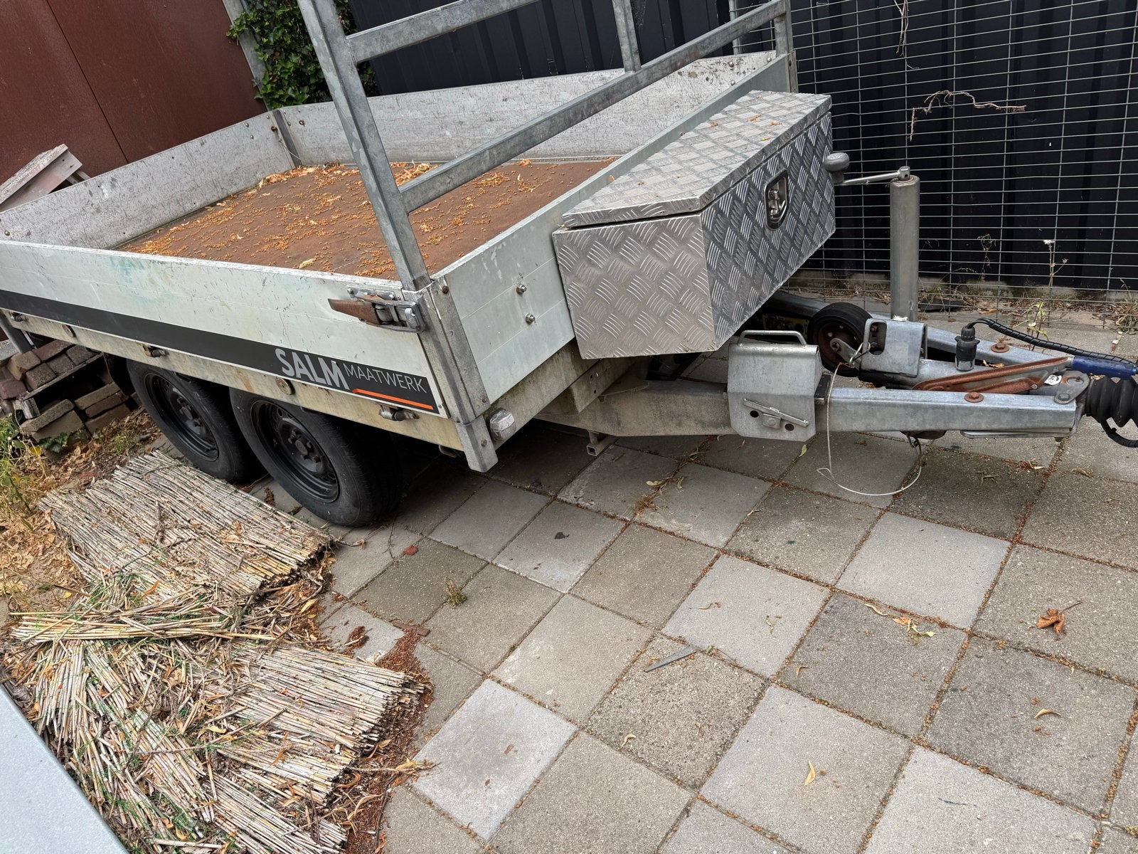 Hapert kipper Aanhanger met oprij mogelijkheid, Ophalen, Gebruikt