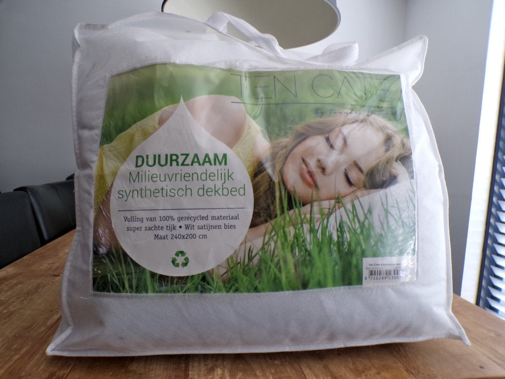Gloednieuw duurzaam Ten Cate 4-seizoenendekbed 240 x 200cm, Huis en Inrichting, Slaapkamer | Beddengoed, Wit, Ophalen of Verzenden