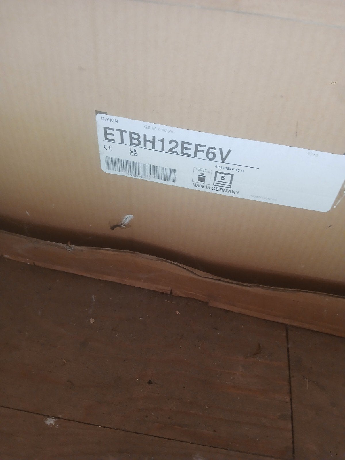 daikin wandmodel etbh12ef6v, Ophalen, Overige materialen, 30 cm of meer, 50 tot 150 cm