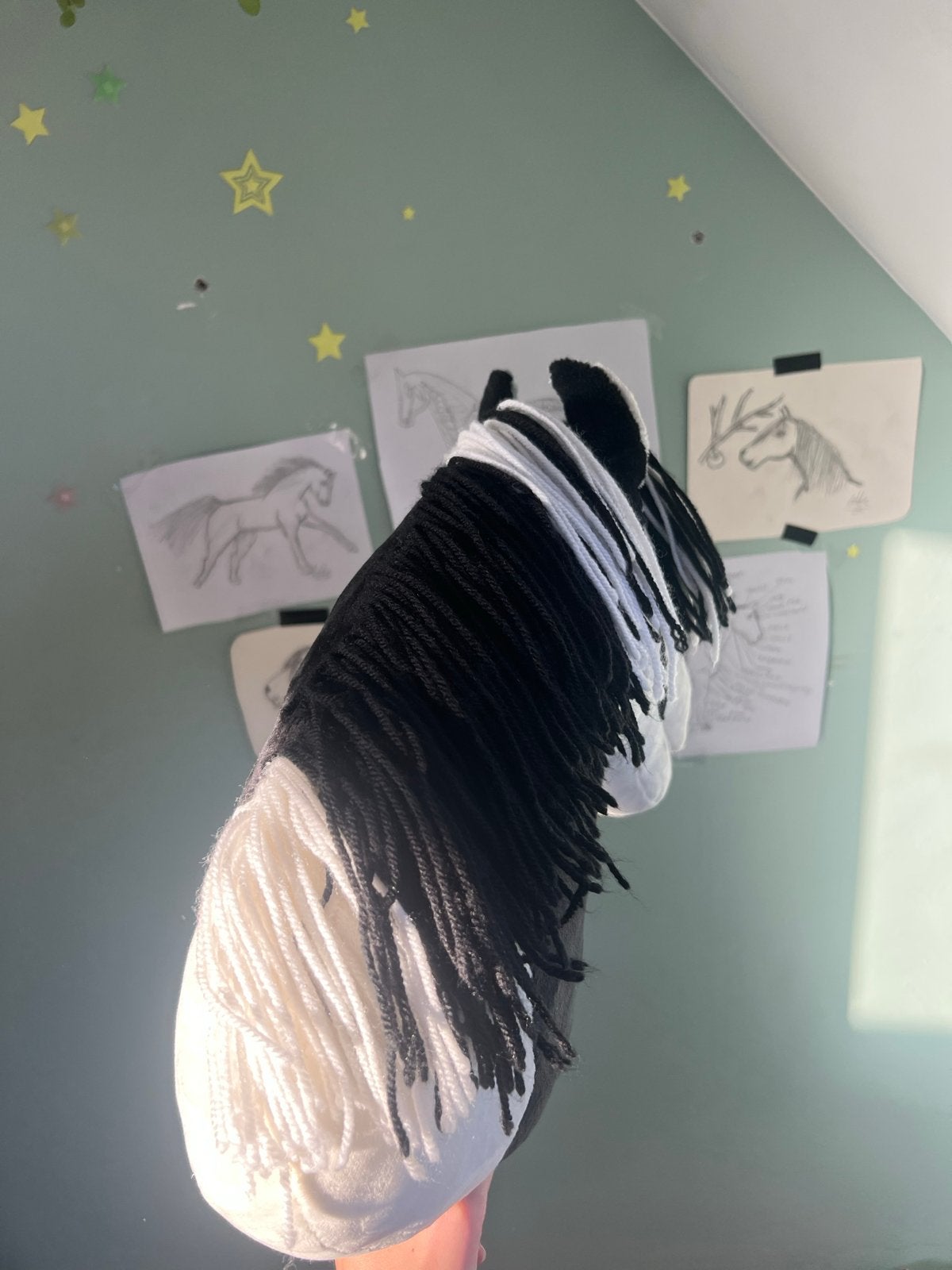 Mooi Hobby Horse - Zwart/Wit, Ophalen of Verzenden, Zo goed als nieuw, Jongen of Meisje