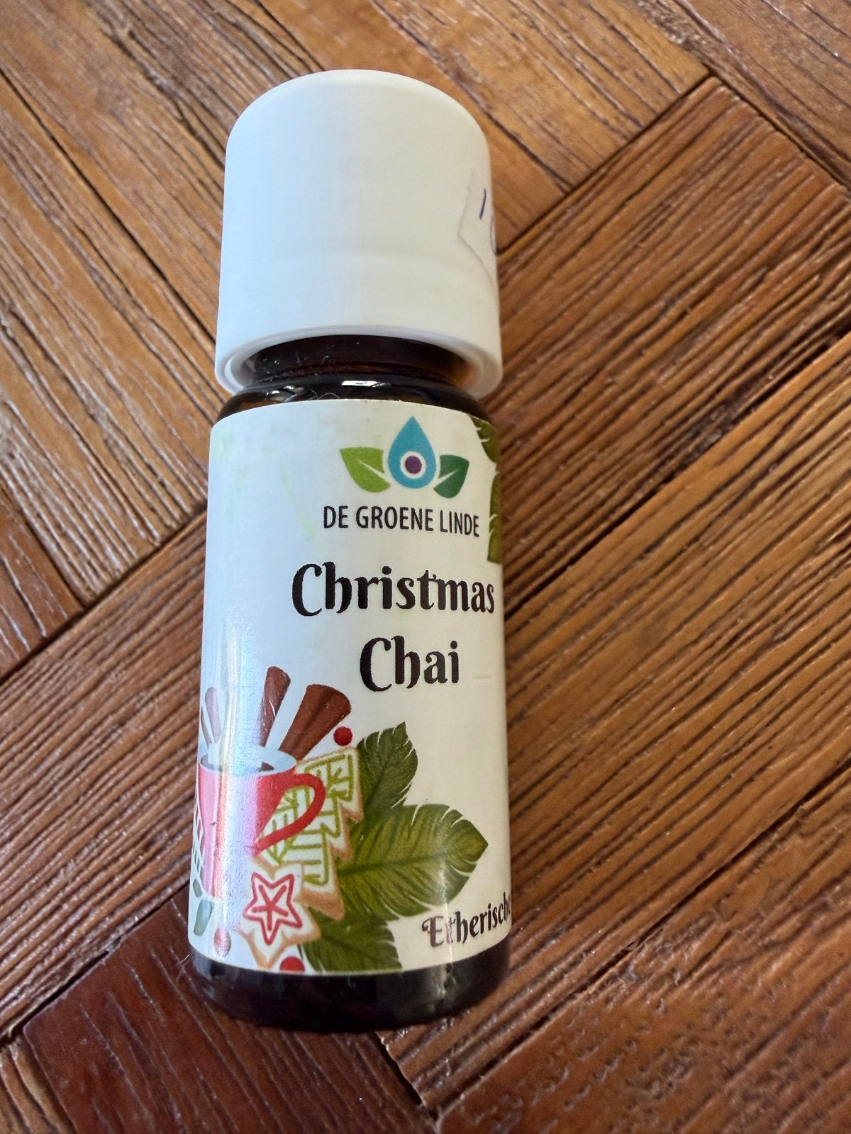 De Groene Linde Christmas Chai Etherische Olie 10ml, Ophalen of Verzenden, Nieuw, Aroma