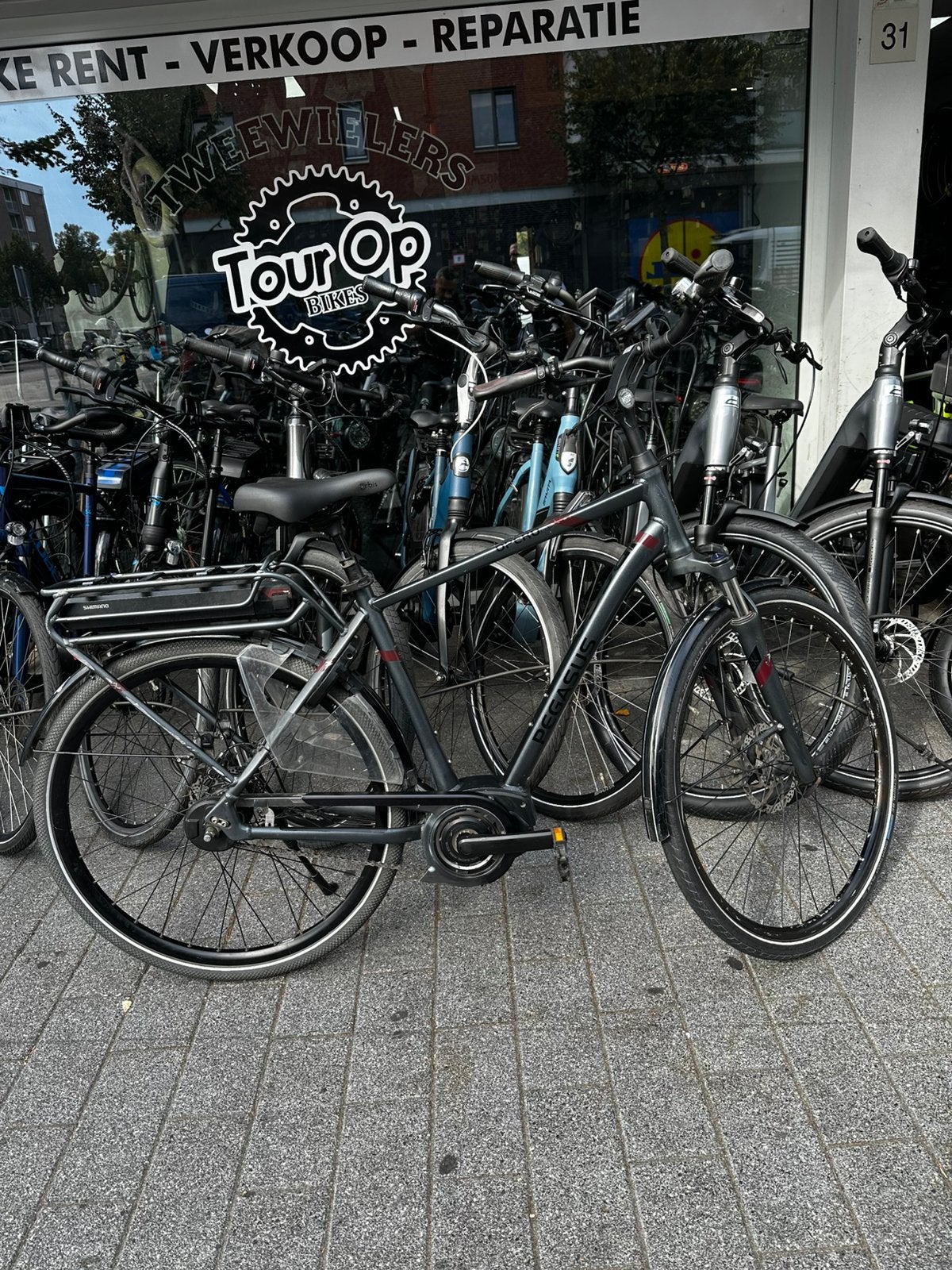Pegasus opero E8F shimano steps nexus 8, Ophalen, Gebruikt, 50 km per accu of meer, Qwic