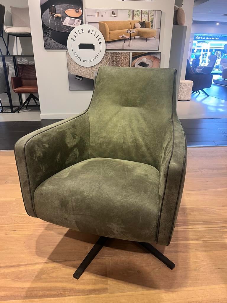 Montel draaifauteuil Bliss Small, Ophalen, 75 tot 100 cm, Leer, 50 tot 75 cm