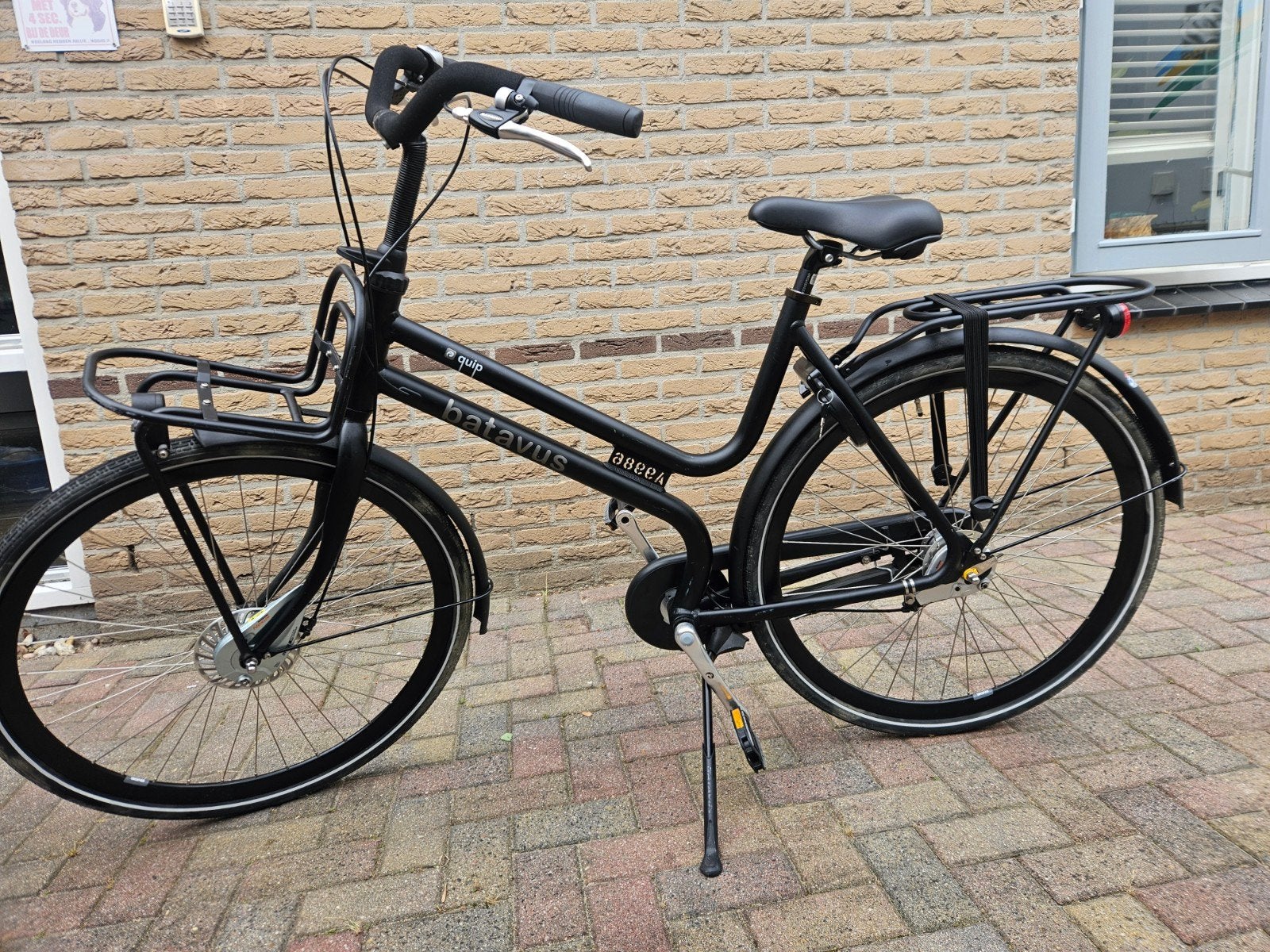 ​Mooie en stevige Batavus Quip Damesfiets / Transportfiets (, Fietsen en Brommers, (Extra) lage instap, Batavus, Ophalen of Verzenden