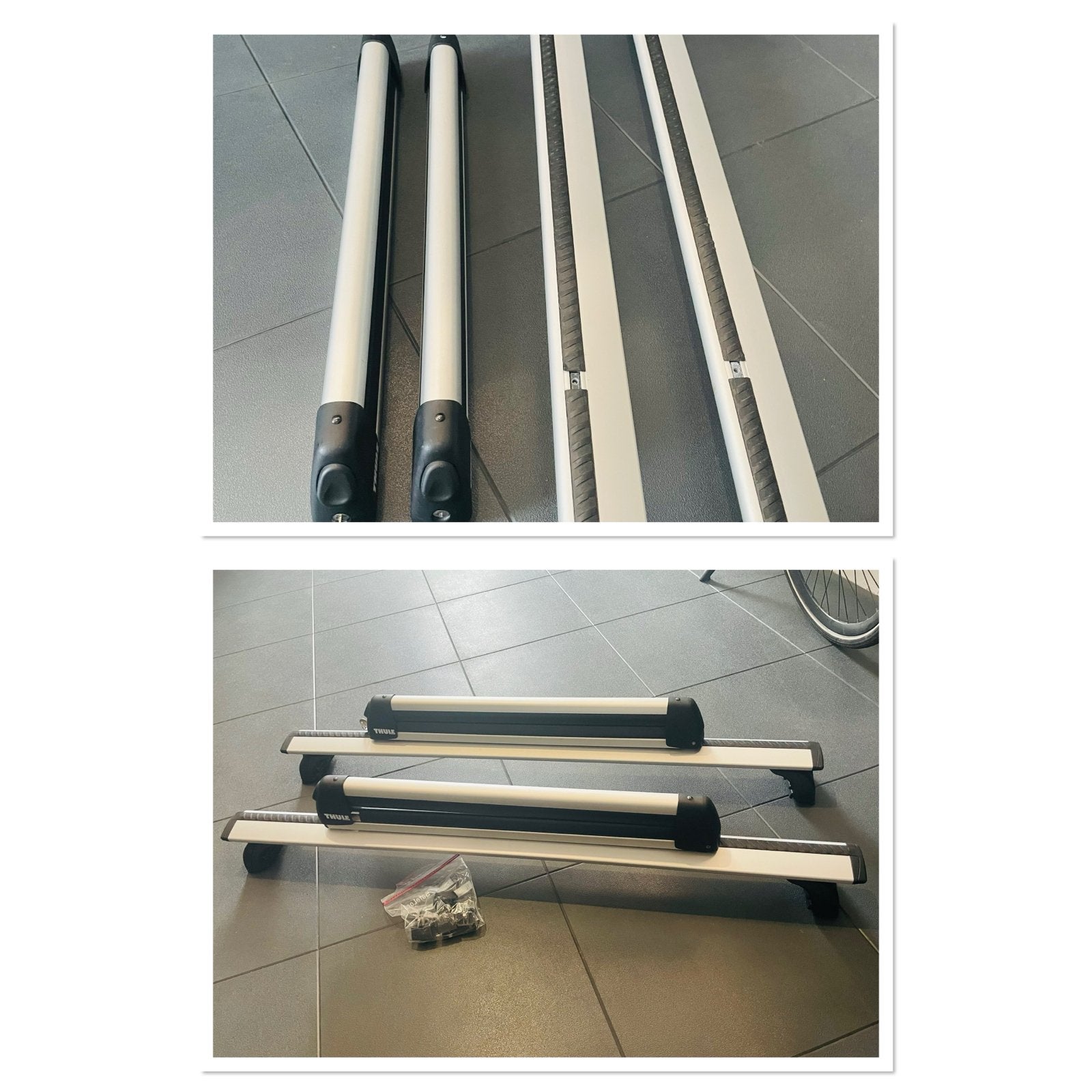 Thule dakdragers en ski/snowboardhouders voor Volvo, Auto diversen, Ophalen, Gebruikt