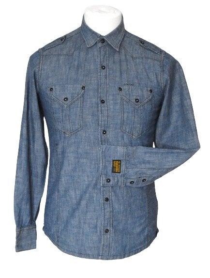 Nieuw G-Star overhemd, GStar jeans shirt, Mt. M, Nieuw, Halswijdte 39/40 (M), G-Star, Verzenden