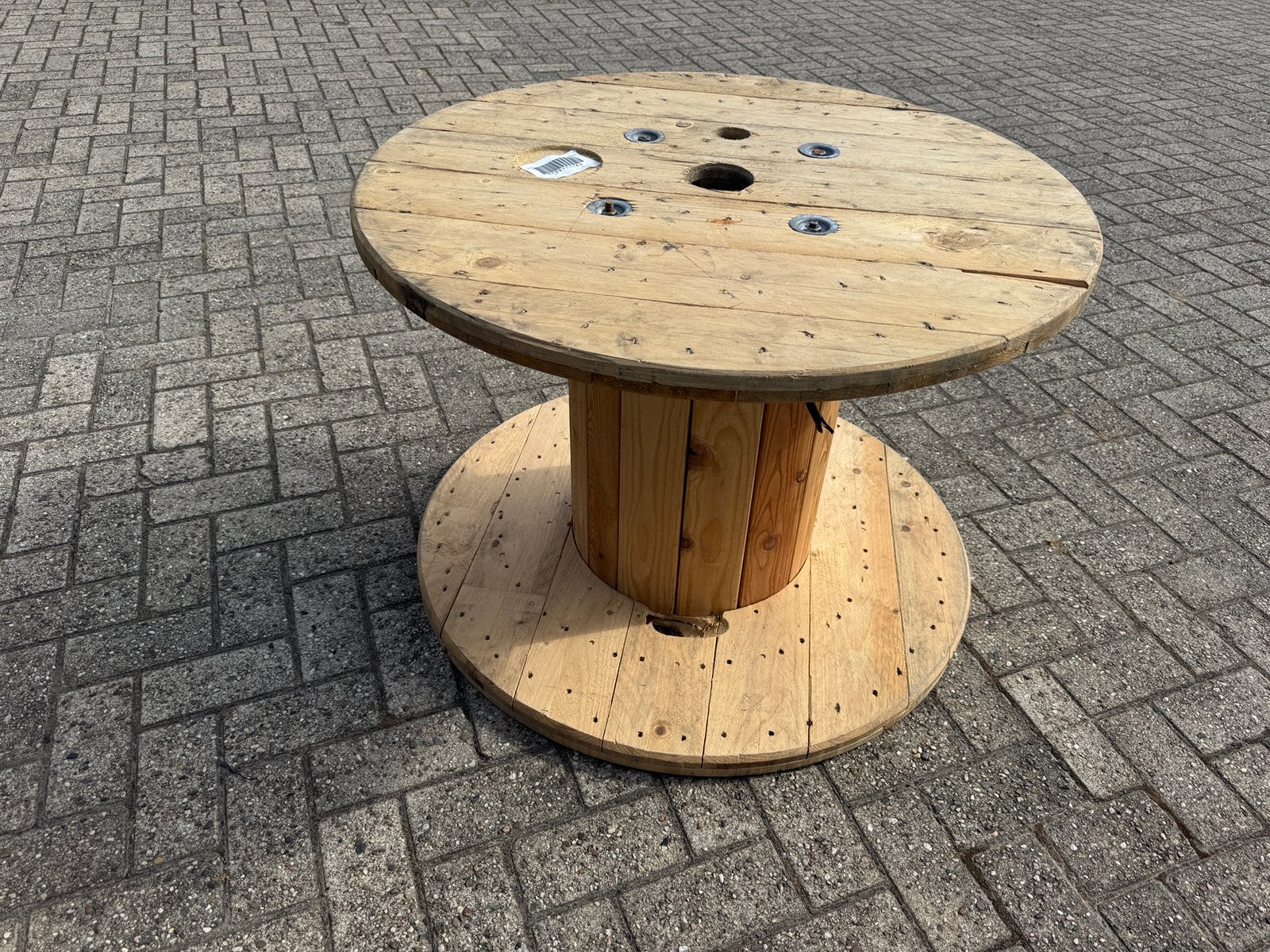 Tuintafel? Kabelhaspel, Ophalen, Zo goed als nieuw, Rechthoekig
