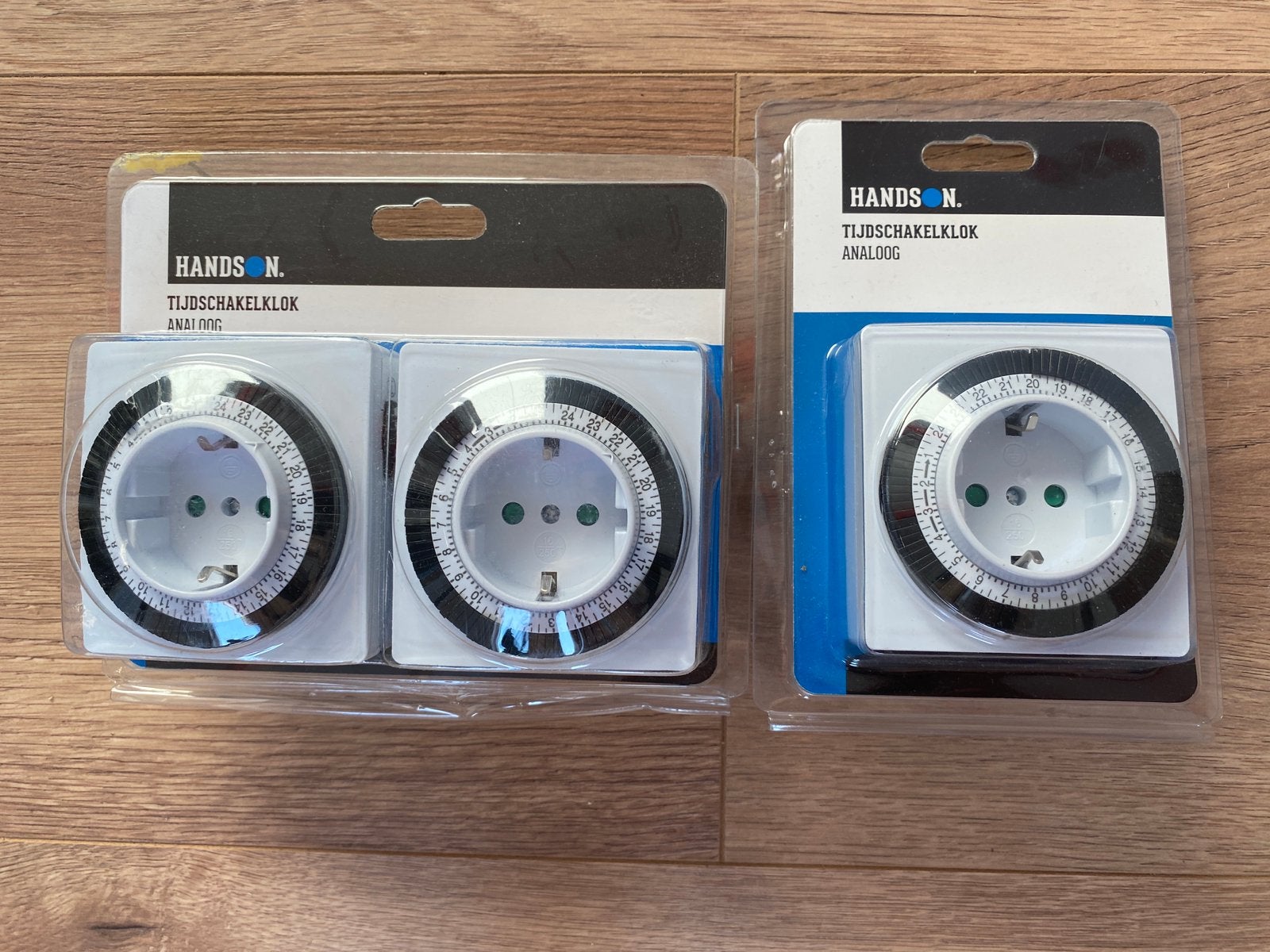 Tijdschakelklok analoog 3 stuks, Ophalen of Verzenden, Nieuw