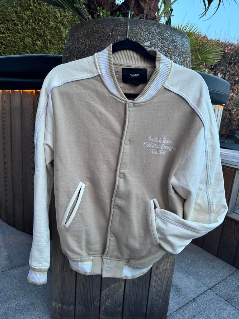 Baseball jack heren maat XS - zomerjas jongen, Ophalen of Verzenden, Zo goed als nieuw, Maat 46 (S) of kleiner, Beige
