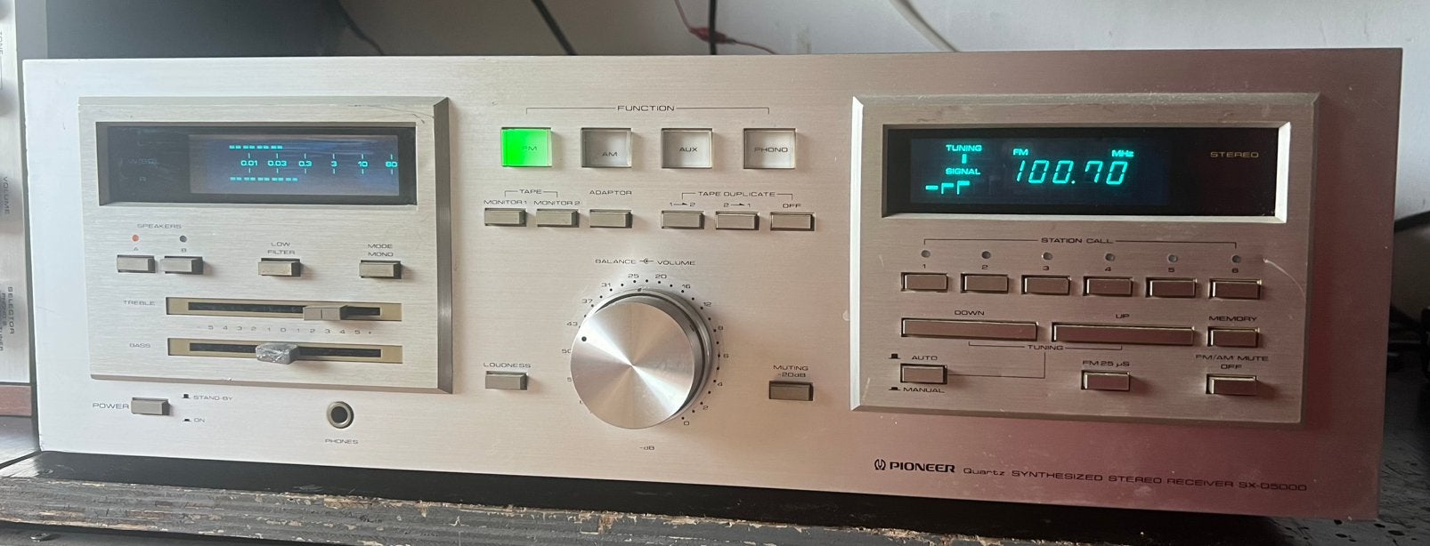 Pioneer SX-D5000 Stereo Receiver - Vintage Audio, Ophalen, Zo goed als nieuw, 60 tot 120 watt, Pioneer