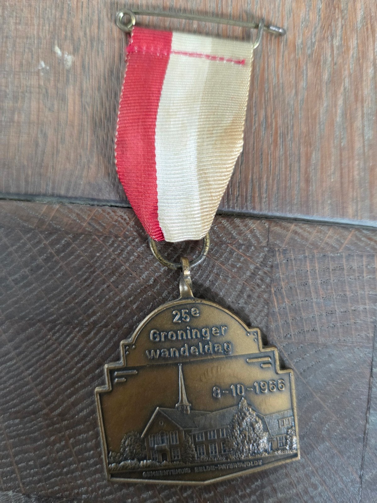 Medaille Groningen, Postzegels en Munten, Ophalen of Verzenden, Overige materialen