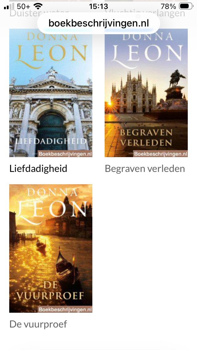 Te koop gevraagd:Donna Leon 3 titels zie foto’s en tekst, Boeken, Detectives, Ophalen of Verzenden, Gelezen, Donna Leon