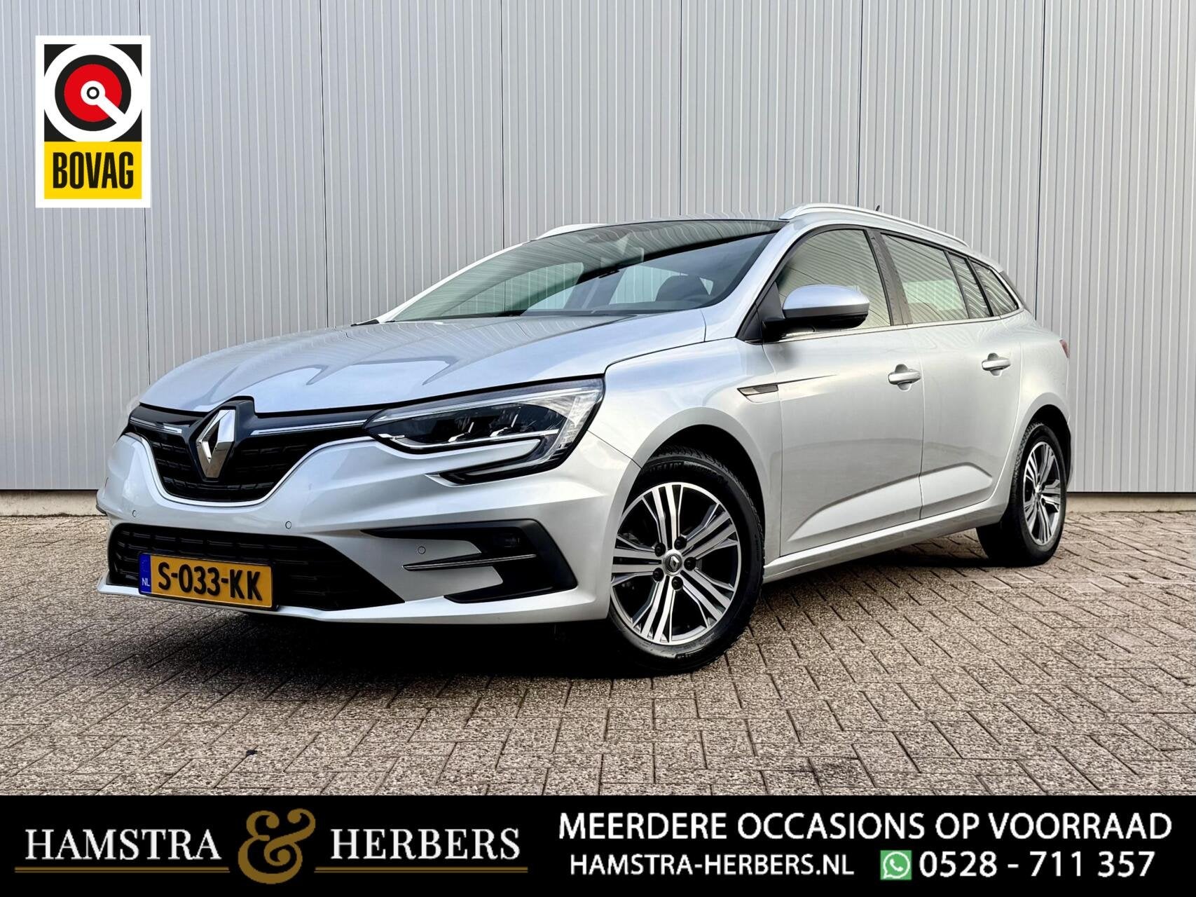 Renault Megane Estate 1.3 TCe 140 Equilibre grijs, Auto's, Voorwielaandrijving, Gebruikt, Euro 6, 4 cilinders