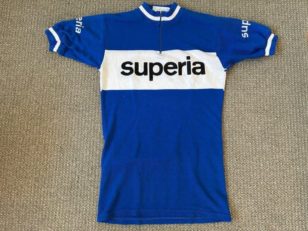 vintage Superia wielershirt, Fietsen en Brommers, Verzenden, Bovenkleding