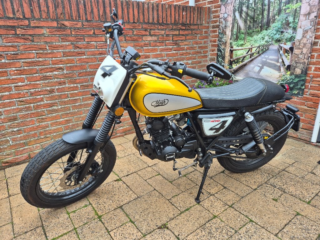 Mash Dirt Track 50cc (brommer) - Unieke Scrambler Stijl, Gebruikt, Ophalen, Overige merken, 4 versnellingen