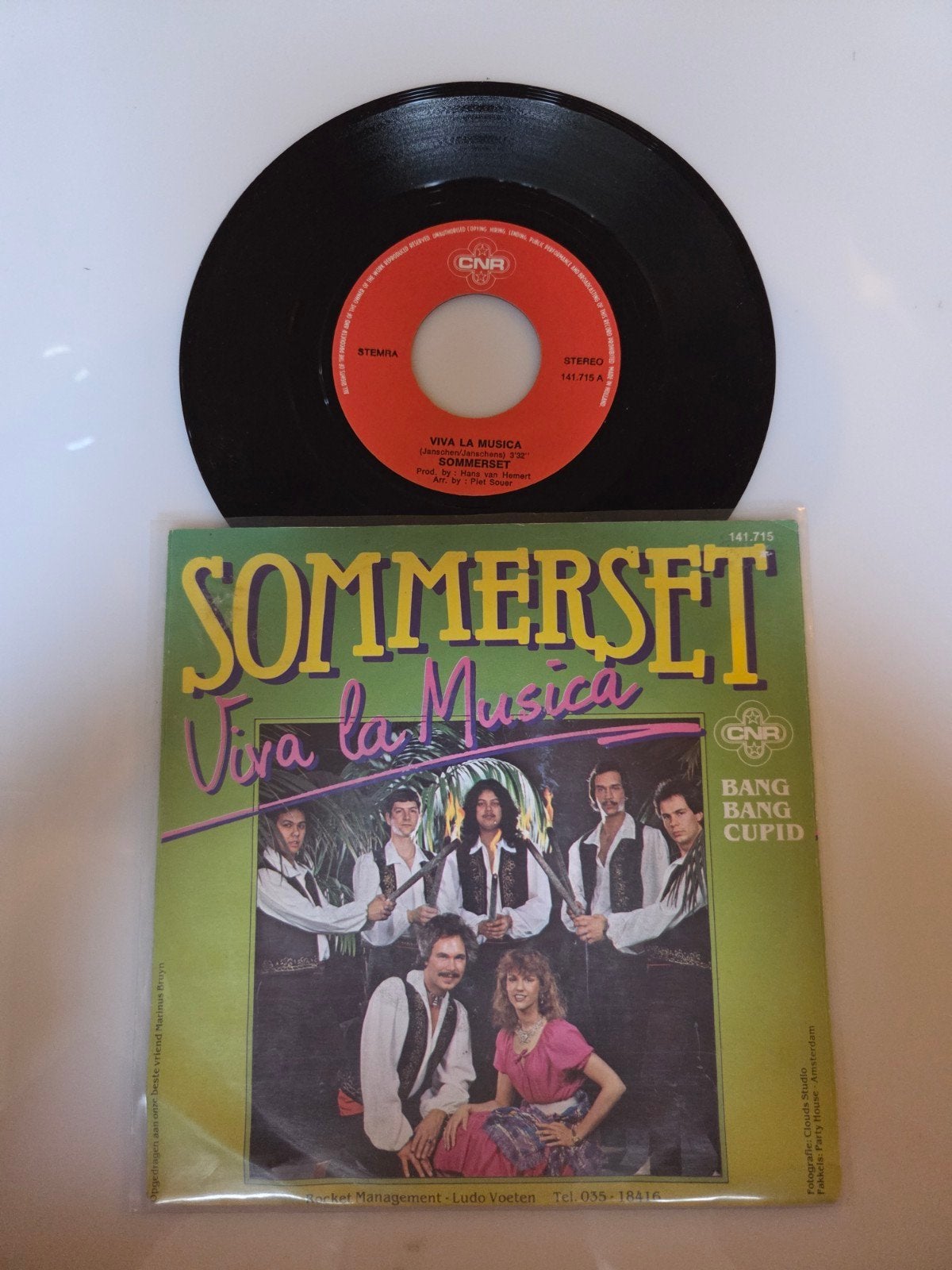 Sommerset - Viva  la Musica, Ophalen of Verzenden, Gebruikt, 7 inch, Pop