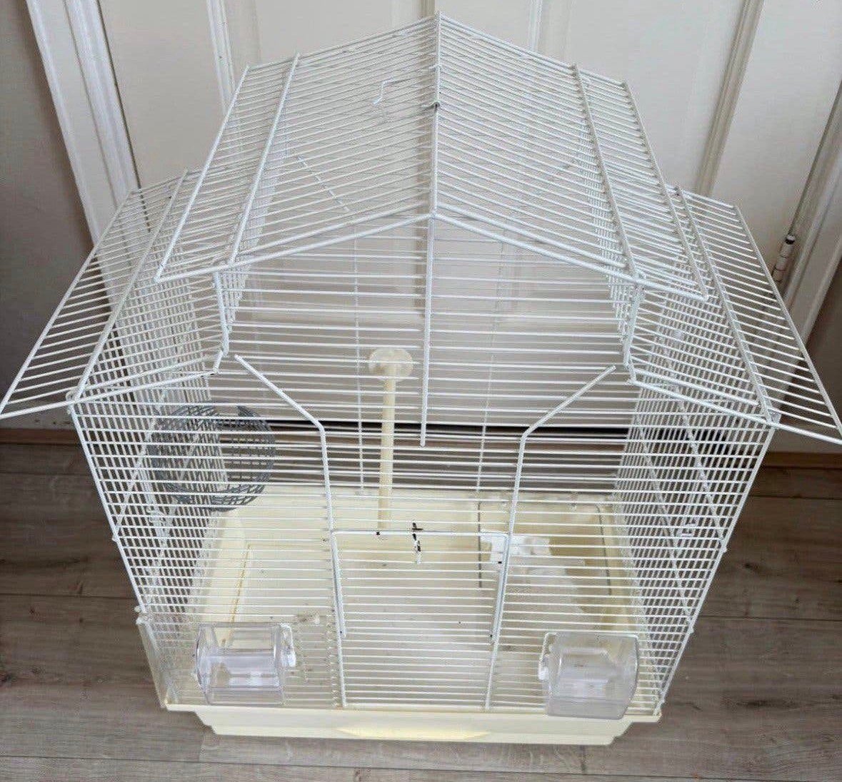 Vogelkooi, Dieren en Toebehoren, Ophalen of Verzenden, Gebruikt, Metaal, Vogelkooi