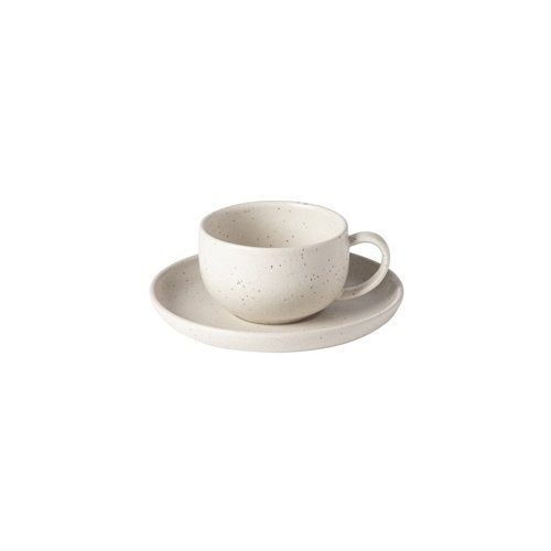 Casafina Kop met schotel Pacifica vanilla, Huis en Inrichting, Overige merken, Keramiek, Nieuw, Ophalen of Verzenden
